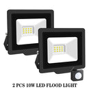 Axyaa Induction LED Flood Light with Adjustable PIR Sensor - Outdoor Floodlight