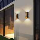 Axyaa 6W 12W Outdoor Waterproof Wall Sconce Up and Down Lights for Porch and Garden Indoor Decor Lighting