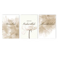 Islamic Canvas Print Flower Calligraphy Wall Art by Axyaa for Home Decor