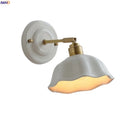 Axyaa Ceramic Flower LED Wall Sconce: Japanese Vintage Interior Light