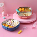 Axyaa Leakproof Children's Lunch Box - Cartoon Design, Portable Bento Box