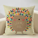Axyaa Animal Linen Cushion Cover - Decorative Sofa Pillow - Home Decor - 45x45CM