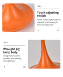 Axya LED Mushroom Table Lamp: Portable, USB Charging, Dimmable, Flower Bud Design