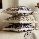 Axyaa Vintage Moroccan Ruffle Print Cushion Cover 45x45cm for Sofa