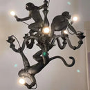 Axyaa Retro Monkey Chandelier LED Table Lamp for Restaurant Coffee Shop
