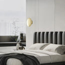Axyaa Marble LED Wall Light in Gold, Black, or Copper Base for Indoor Living Room, Bedroom