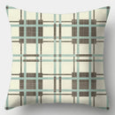 Axyaa Geometric Texture Cushion Cover 45x45cm Polyester Decorative Pillow Cover