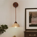 Axyaa Yellow Travertine LED Wall Lamp - Wood Nordic Vintage Light