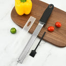 Axyaa Stainless Steel Cheese Grater with Anti Slip Handle - Multifunction Kitchen Tool