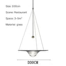 Axyaa Water Droplet Pendant Lamp Glass Chandelier Art Decor Lighting