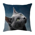 Axyaa Black Cat Cartoon Decorative Cushion Cover