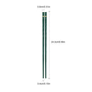Axyaa Reusable Korean Chopsticks Set - Non Slip, Washable, Food Grade