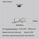 Axyaa Modern LED Chandelier for Home Decor