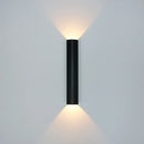 Axyaa 12W LED Wall Sconces - Up and Down Indoor Wall Lamps for Living Room and Bedside, Aluminum