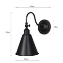 Axyaa Retro Loft Industrial Wall Lamp for Indoor Lighting Décor