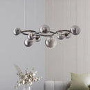 Axyaa LED Chandeliers: Modern Hanging Lights for Living Room and Dining Room