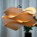 Axyaa Japanese Style Wooden Pendant Light for Living Room, Bedroom, Dining Table