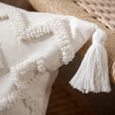 Axyaa Boho Cotton Cushion Cover: Diamond Tufted, 45x45cm Perfect for Home Décor