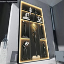 Axyaa LED Abstract Wall Decoration - Modern Home Appliance for Living Room & Bedroom