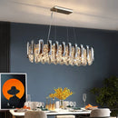 Luxury Crystal LED Chandelier for Room Decor by Axyaa - Modern Ceiling Pendant Light