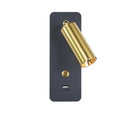 Axyaa LED Wall Lights With Switch and USB Interface - Modern White/Black Wall Lamps