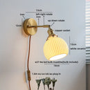 Axyaa Nordic LED Wall Light Fixture Indoor Bathroom Stair Bedroom Bedside Wall Lamp