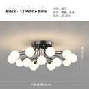 Axyaa Starry Glass Ball Ceiling Chandelier - Modern Home Indoor Decor