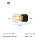 Axyaa Vintage Retro Wall Lamp for Bedroom & Living Room