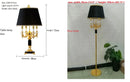 Axyaa Modern Black Crystal Table Lamp - Stylish Bedroom Lighting