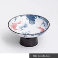 Axyaa High Foot Pastry Plate - Elegant Tea & Fruit Plate for Home