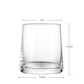 Axyaa 270ML Glass Mug - Modern Simple Style for Tea, Coffee, Juice & Water