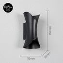 Axyaa Aluminum LED Sconce Wall Lamp: Modern Waterproof Indoor Outdoor Warm Light