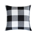Axyaa Plush Plaid Cushion Cover - Soft & Modern 45x45cm Home Decor