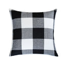 Axyaa Plush Plaid Cushion Cover - Soft & Modern 45x45cm Home Decor