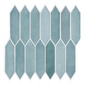 Axyaa 3D Green Tile Sticker, Self-adhesive Backsplash for Kitchen & Bathroom