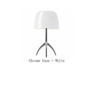 Axyaa Bauhaus Glass Desk Lamp LED Table Light for Bedroom Living Room
