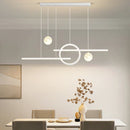 Axyaa Moon Chandeliers: Modern Minimalist Pendant Lights for Dining Room, Bar & Home Decor