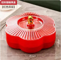 Axyaa Melon Seeds and Nuts Tray for Living Room Snacks and Dim Sum Organizing