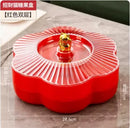 Axyaa Melon Seeds and Nuts Tray for Living Room Snacks and Dim Sum Organizing