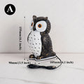 Axyaa LED Owl Resin Desk Lamp for Children - Home Decor Bird Ornament