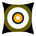 Sword Target Pattern Cushion Cover 45X45cm by Axyaa - Realistic Art Print Home Decor Pillowcase