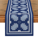 Axyaa Geometric Lines Pattern Table Runner for Dining and Coffee Table Decor