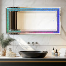 Axyaa RGB LED Full-Length Vanity Mirror for Bathroom and Living Room