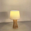 Axyaa Modern Rattan Weave LED Desk Lamp for Living Room Bedroom Study