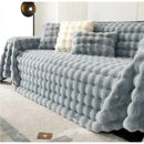 Axyaa Rabbit Plush Sofa Towel: Soft, Warm, Luxurious Velvet Throw Blanket