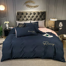Axyaa Embroidered Duvet Cover Set | Soft & Skin-Friendly Bedding for Queen & King Beds