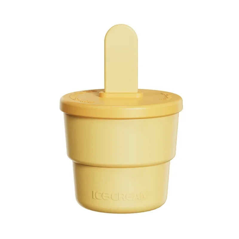 Silicone Popsicle Mold with Sticks by Axyaa - Kid-Friendly Ice Cream Maker
