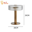 Axyaa Glass Table Lamp LED G4 Modern Light Fixtures Nordic Design Luxury Home Decor