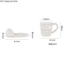 Axya Human Face Couple Coffee Cup Set