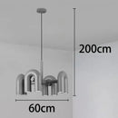 Axyaa LED Pendant Chandeliers for Modern Home Decor Staircase Lighting